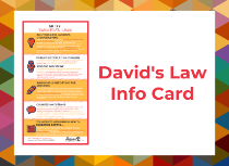 David's Law Information Card
